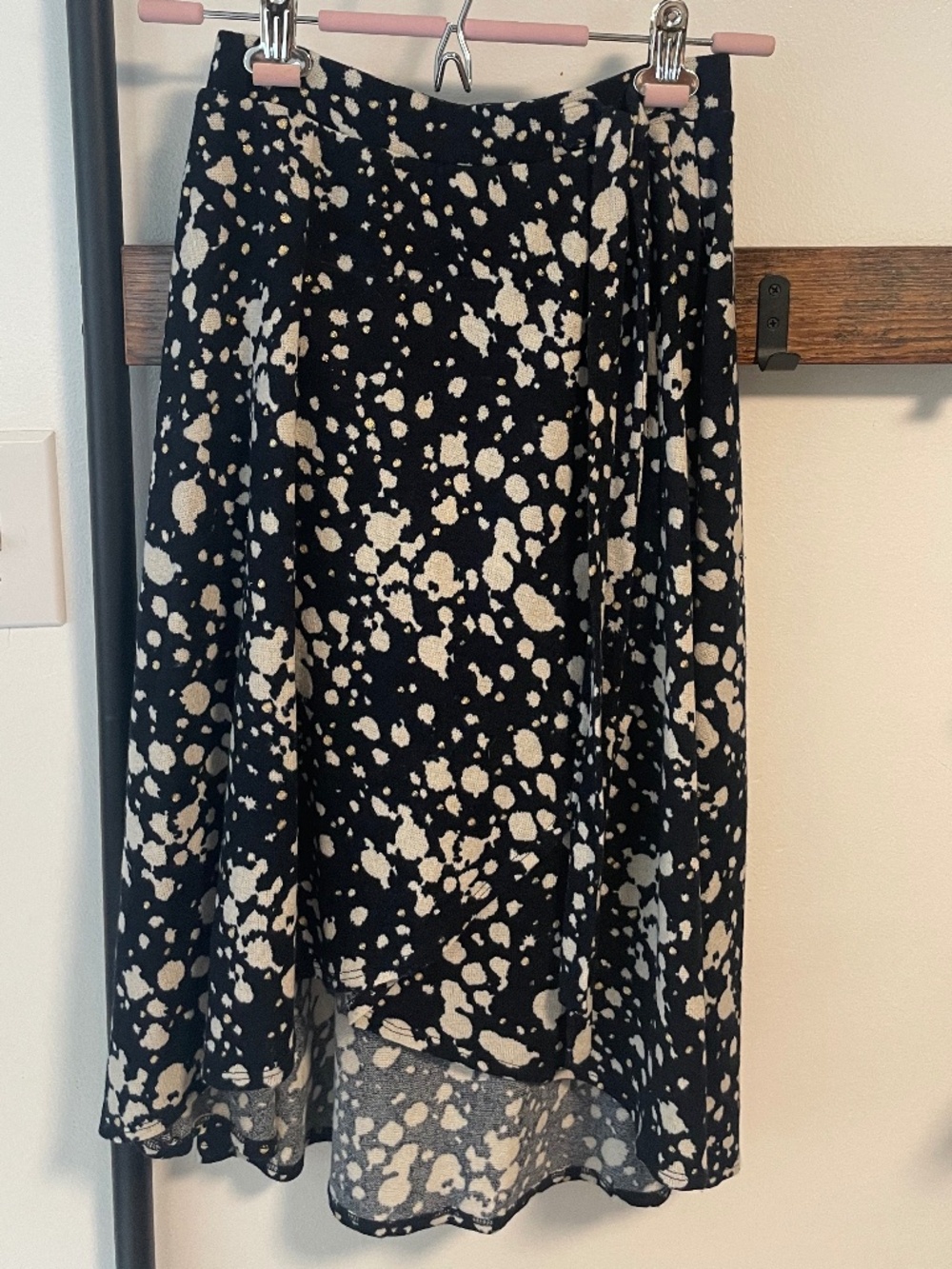 Maeve Tulip Hem Wrap Sweater Skirt